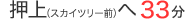 押上（スカイツリー前）へ33分