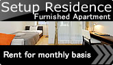 Setup Residence Furnished Apartment Rent for monthly basis