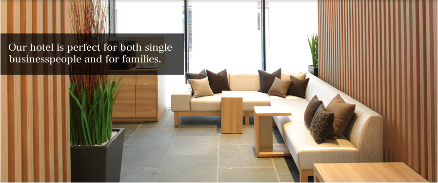 Our hotel is perfect for both single businesspeople and for families.