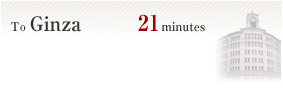 To Ginza 21minutes