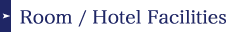 Room/Hotel Facilities