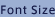 Font Size