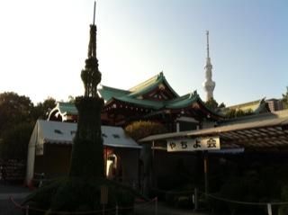 亀戸天神社菊まつりスカイツリー.jpg