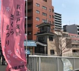 大横川の桜2017火の見櫓.jpg