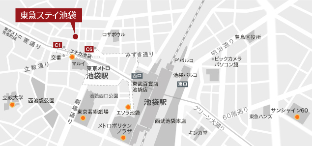 周辺案内地図