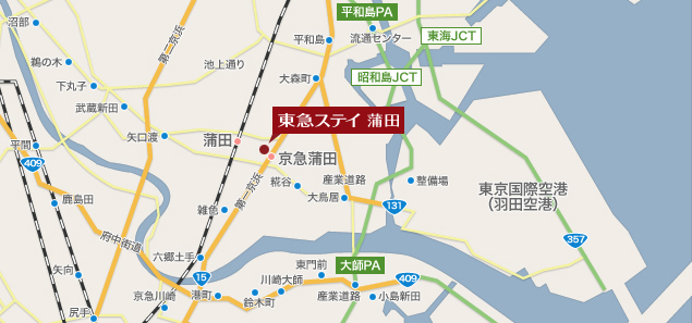 周辺案内地図