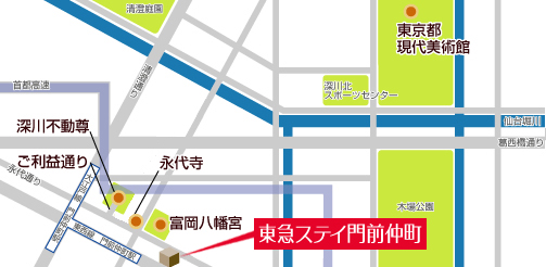 周辺案内地図