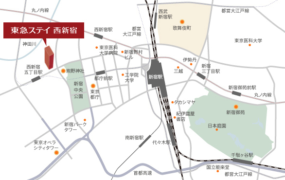 周辺案内地図