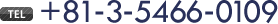 TEL.+81-3-5466-0109