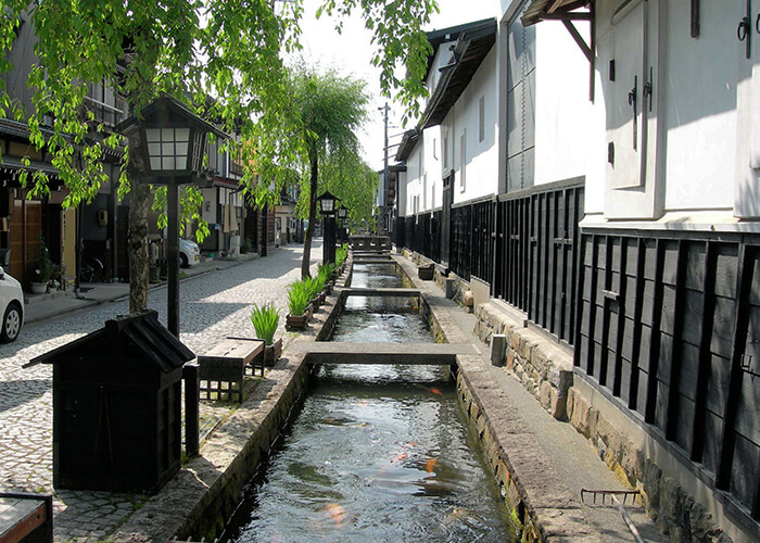 Seto River and White-walled Kura-style Storehouses