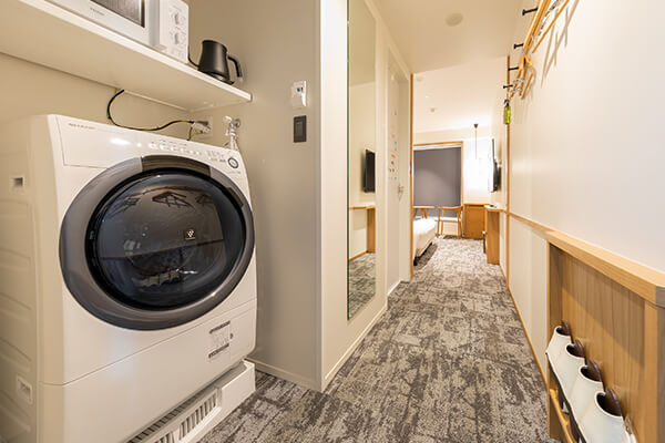 Do your laundry before dinner in the washer/dryer