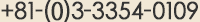 +81-(0)3-3354-0109